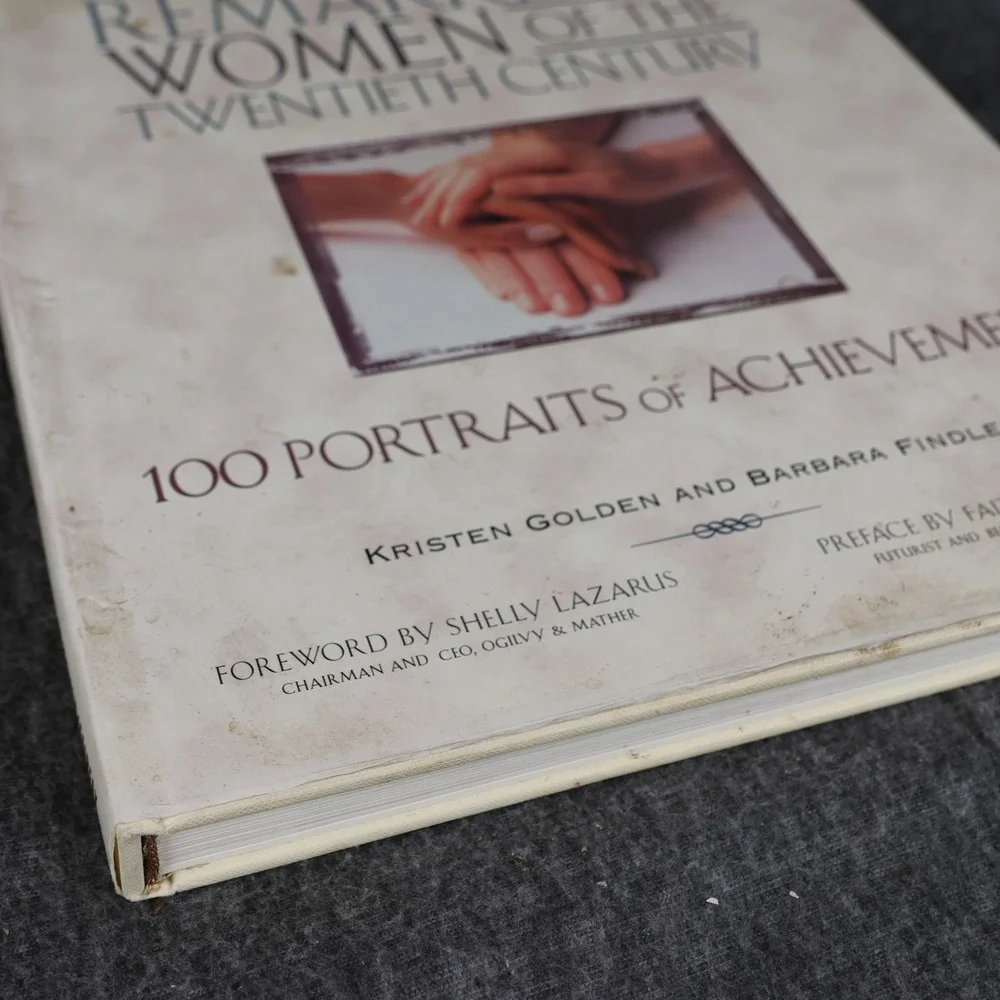 Vintage Remarkable Women 20th Century Golden Findlen White HC 1998 UK Biography